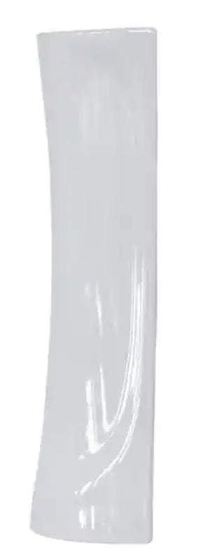 Shelburne/Petite 6.7 in. D x 9 in. W Round Pedestal Sink Base in White