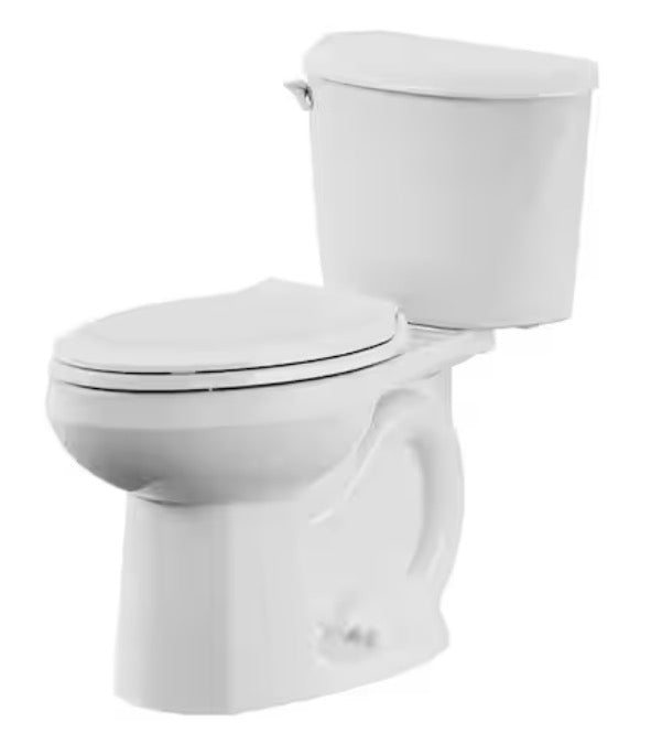 Reliant 12 in. Rough In 2-Piece 1.28 GPF Single Flush Elongated Toilet with Slow Close Seat in White