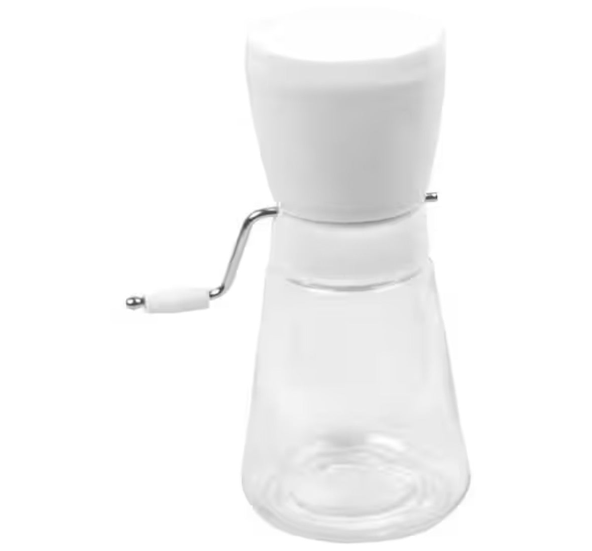 White Nut Chopper with Glass Bowl