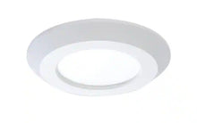 Load image into Gallery viewer, 4 in. 2700K-5000K Selectable CCT Surface Integrated LED Downlight Recessed Light with White Round Trim
