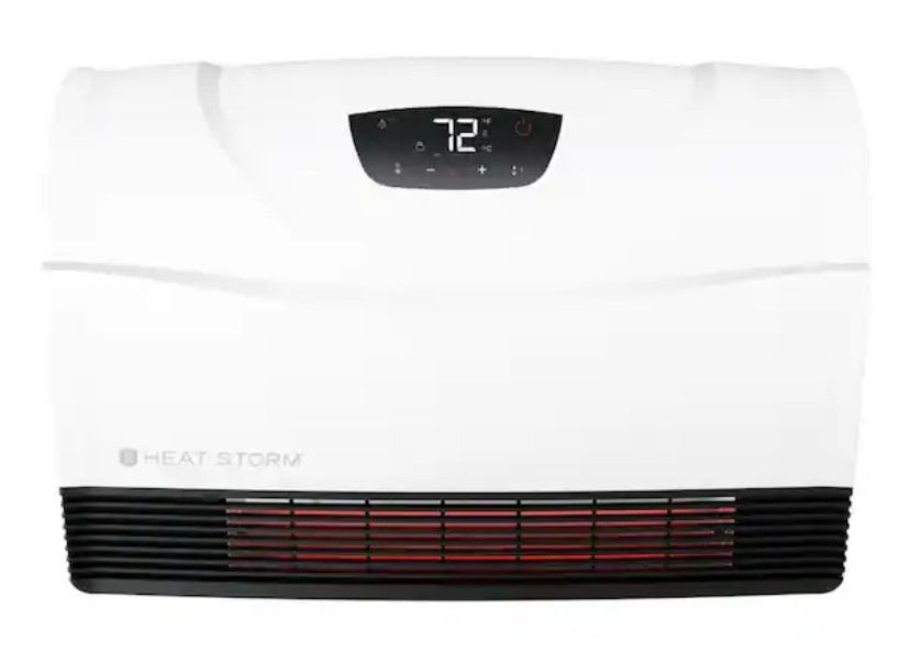 1500W Phoenix WiFi Infrared Wall Unit Wi-Fi Smart Heater in White