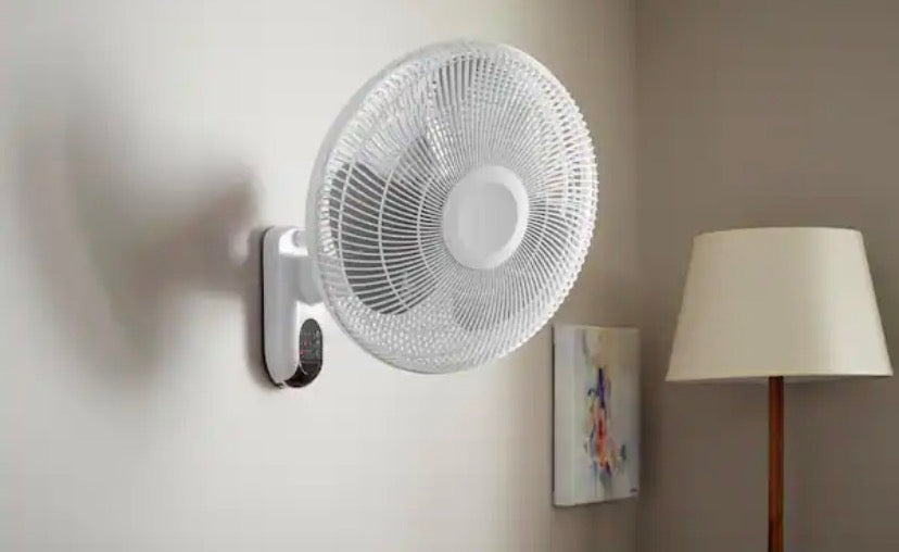 16 in. Indoor Wall Mount Fan with Remote