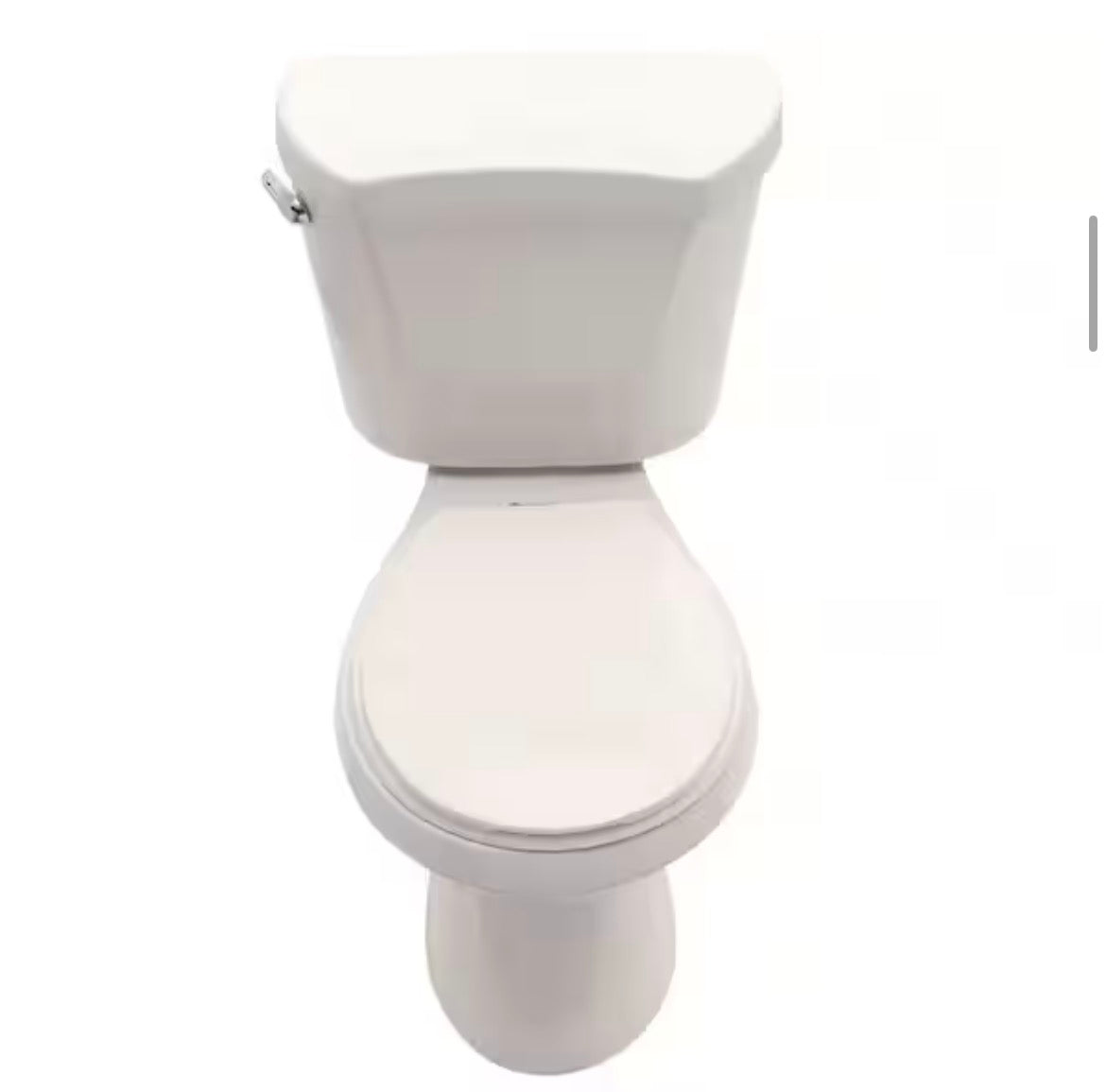 12 in. Rough In 2-Piece 1.28 GPF Single Flush Round Toilet in White, Seat Included