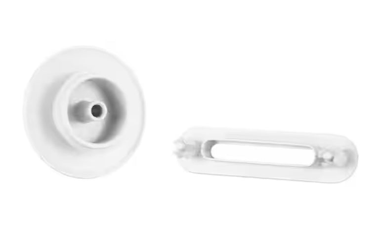 1.18 in. x 2.75 in. x 2.75 in. Tub Trim Kit in White