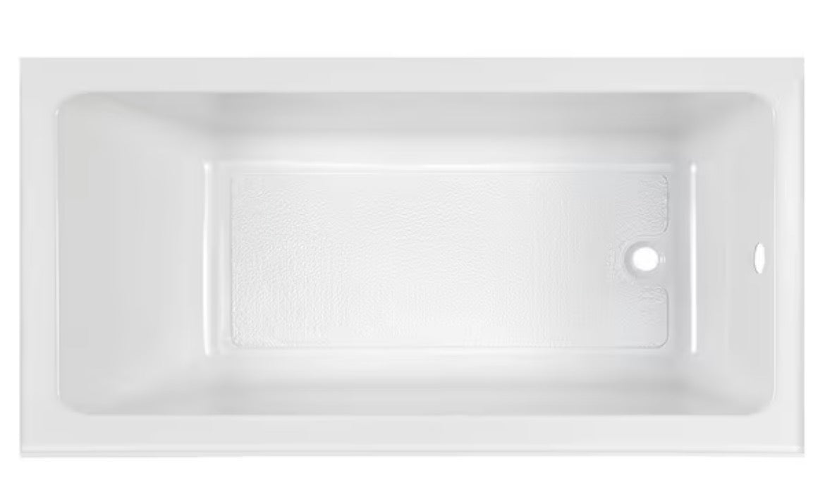 Studio 60 in. x 30 in. Soaking Bathtub with Right Hand Drain in White