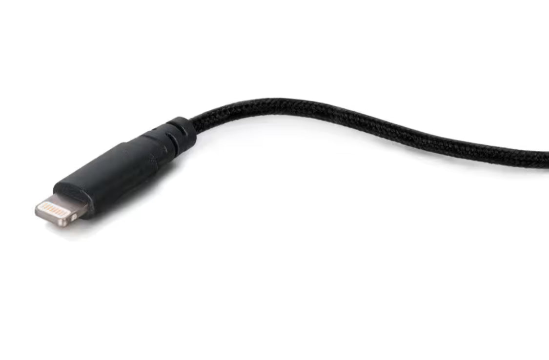 9 ft. Braided Cable for Lightning Black
