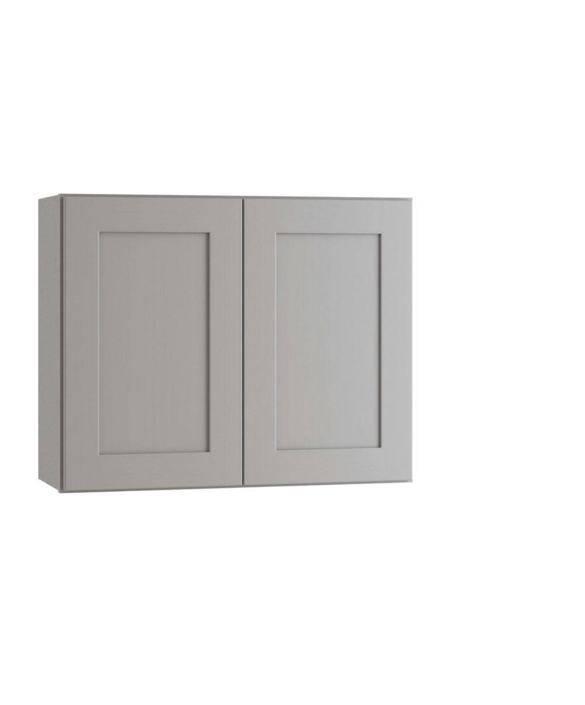 33 in. W x 12 in. D x 24 in. H Ready to Assemble Plywood Shaker Wall Bridge Kitchen Cabinet in Dove Gray
