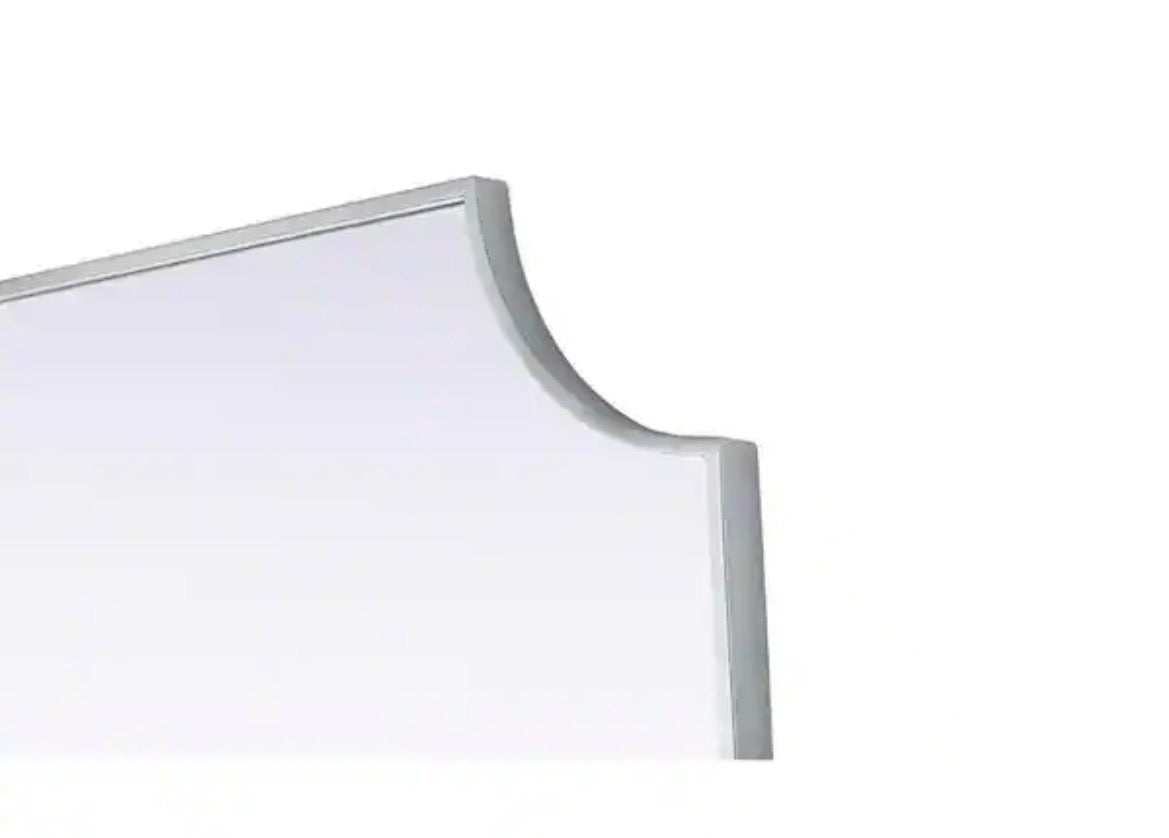 Brass 22 in. W x 36 in. H Rectangle Wall Mirror