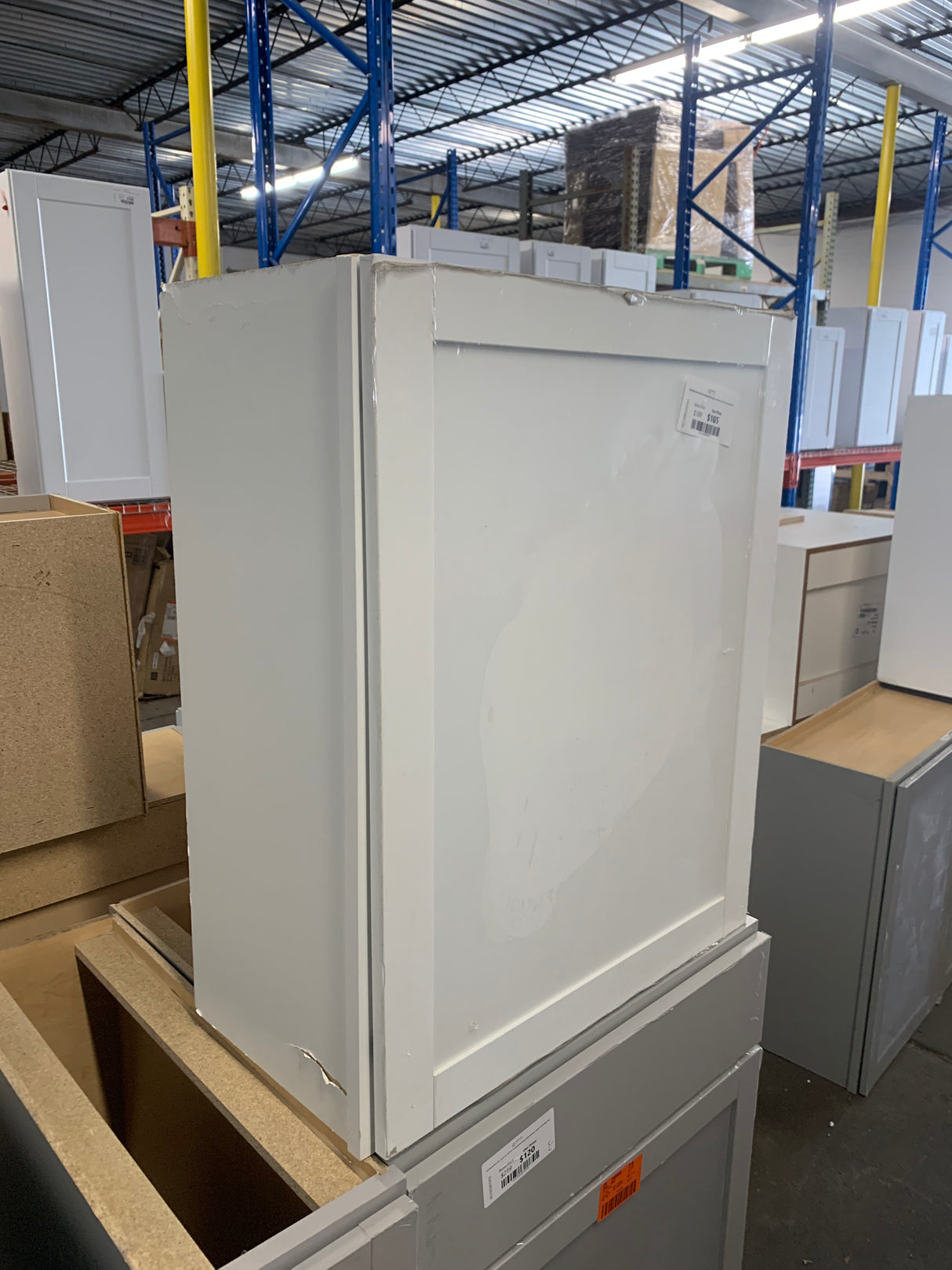 Westfield Feather White Assembled Wall Kitchen Cabinet (24 in. W x 12 in. D x 30 in. H)