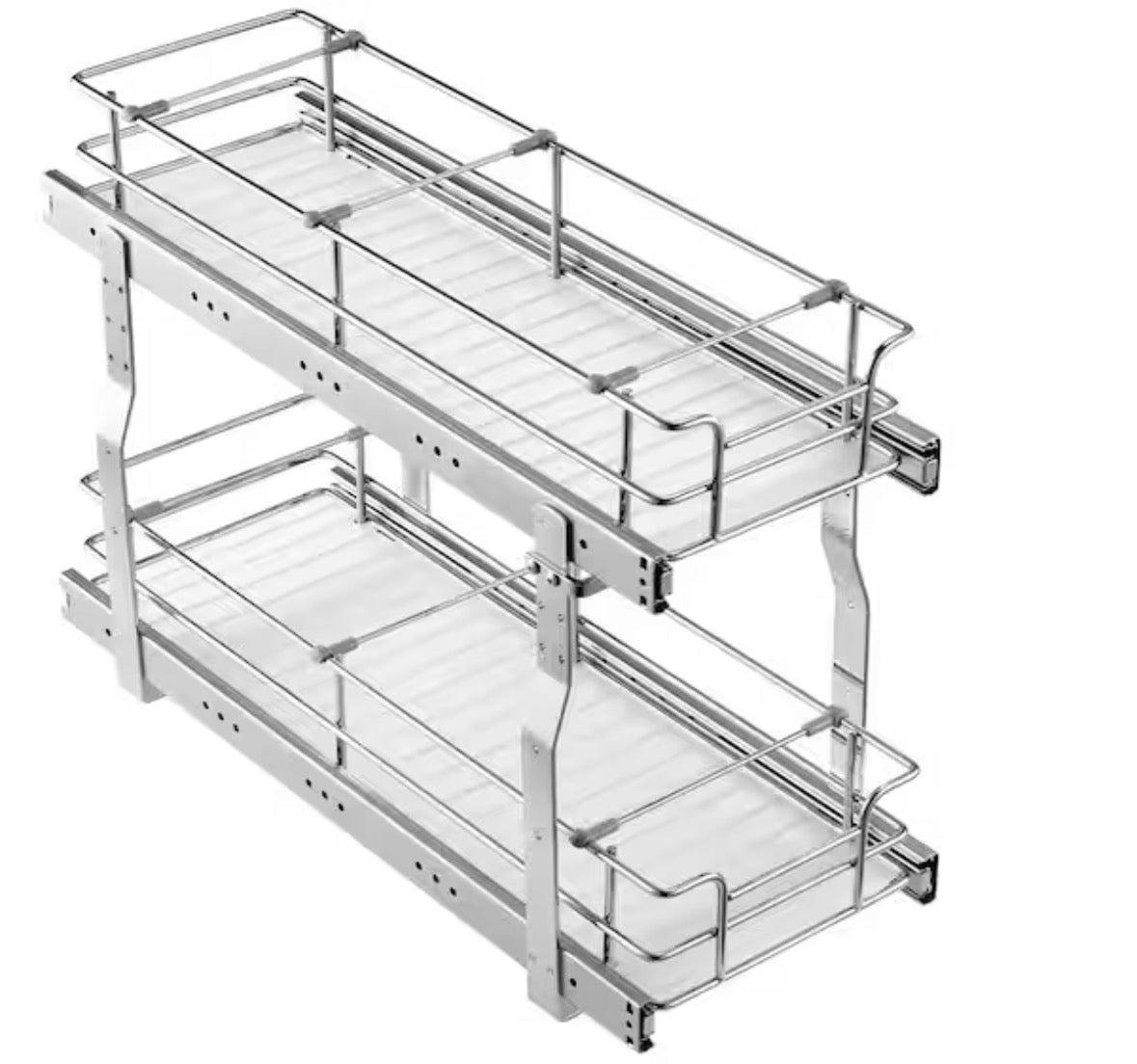 8.5 x 21 x 15 in. Heavy-Duty Pull-Out Cabinet Organizer, Steel Drawers for Under Sink, Fits 10 x 22 x 18 in. Cabinet