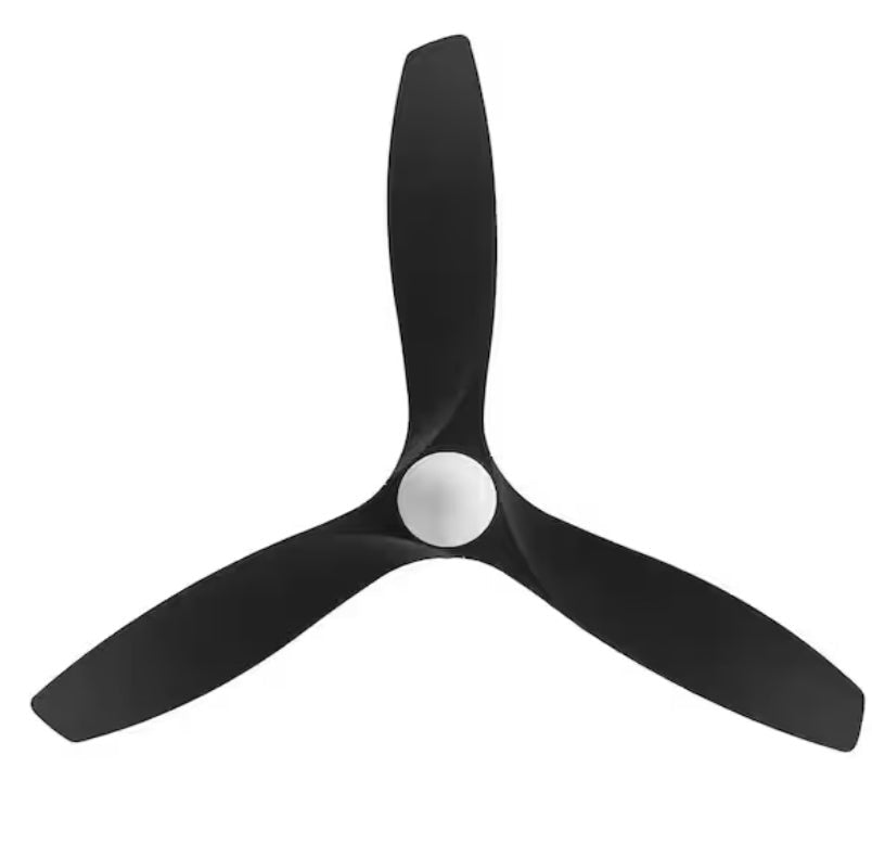 Levanto 52 in. LED Indoor/Outdoor Matte Black Ceiling Fan with Light
