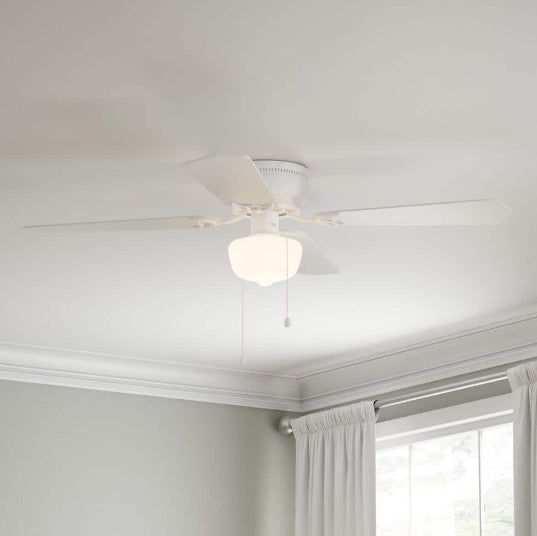 Littleton 42 in. LED Indoor White Ceiling with Light Kit