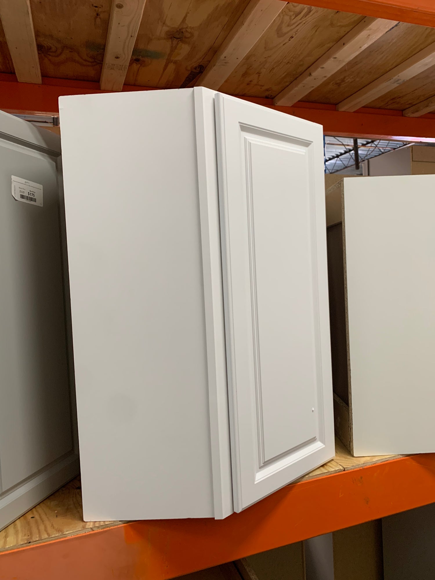 Hampton Assembled 24x36x12 in. Diagonal Corner Wall Kitchen Cabinet in Satin White