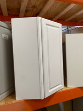 Load image into Gallery viewer, Hampton Assembled 24x36x12 in. Diagonal Corner Wall Kitchen Cabinet in Satin White
