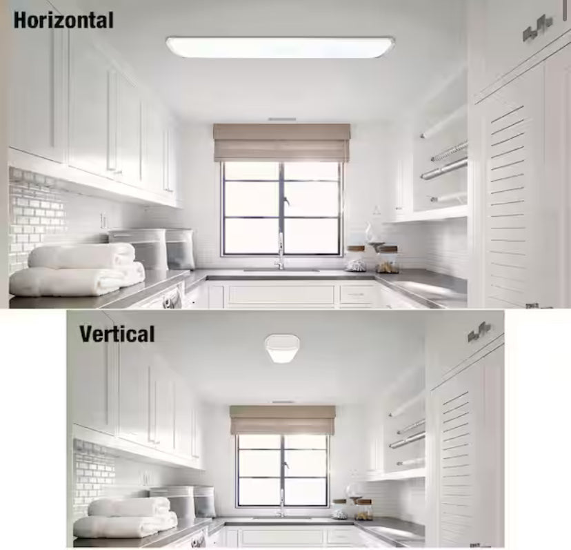 4 ft. 55-Watt 4000K Bright White 5000 Lumens White Integrated LED Linkable Hanging Motion Sense Shop Light with Remote