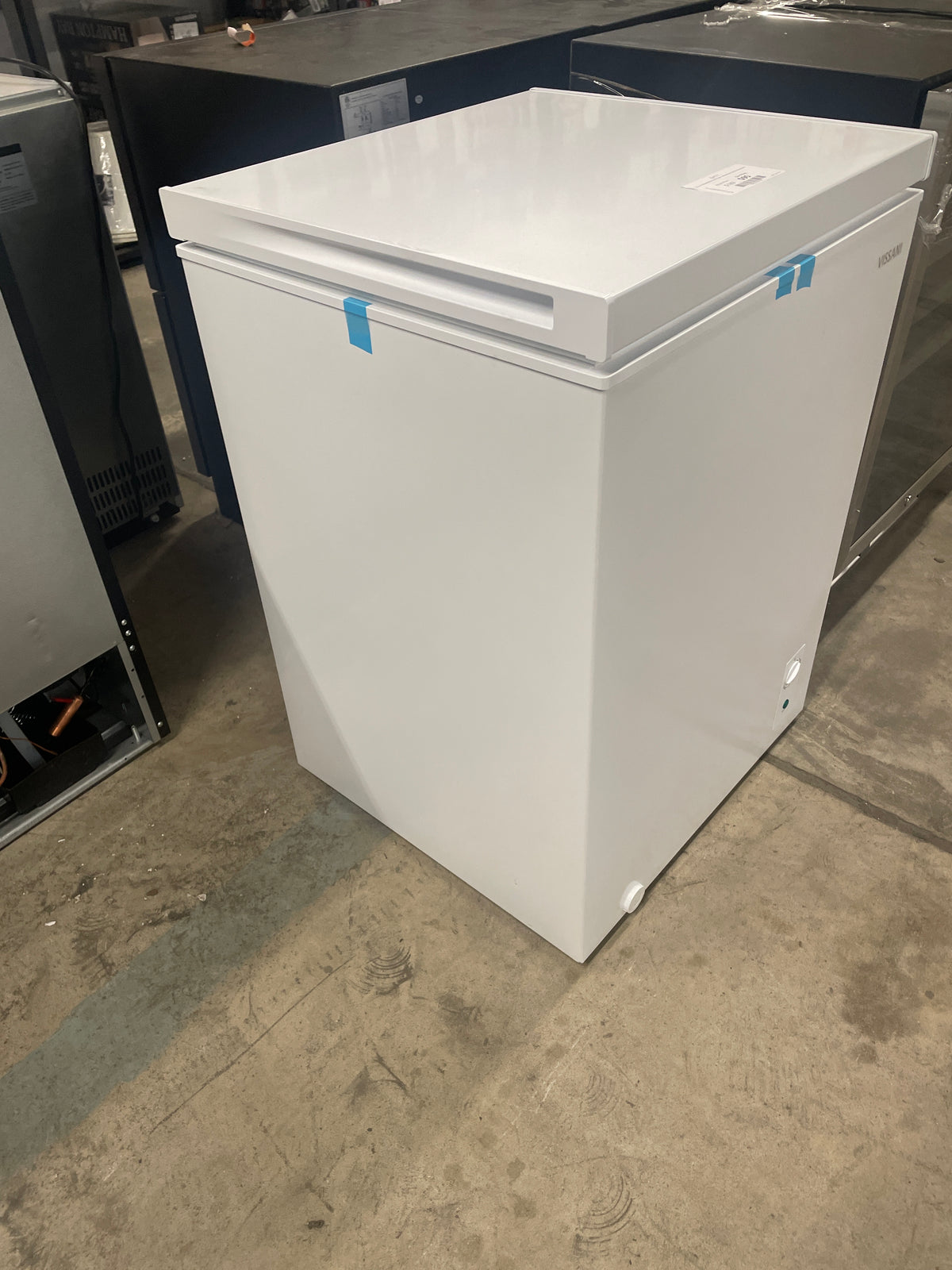 5.0 cu. ft. Manual Defrost Chest Freezer with LED Light in White Garage Ready