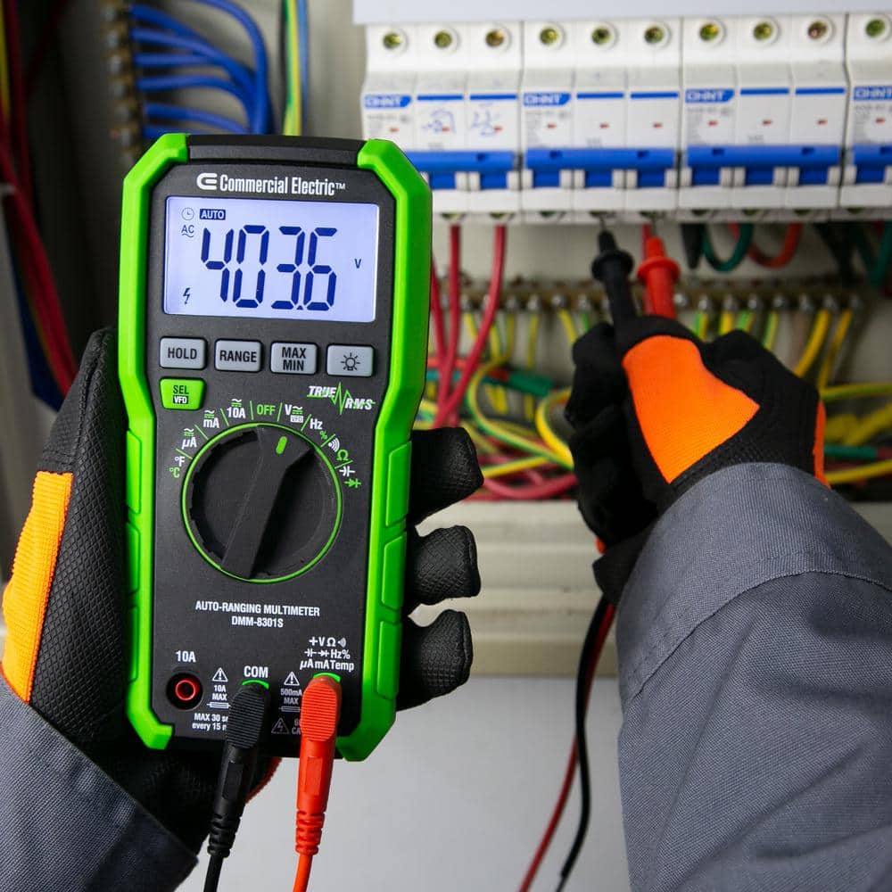 600-Volt True RMS Auto-Ranging Digital Multimeter with - image 3