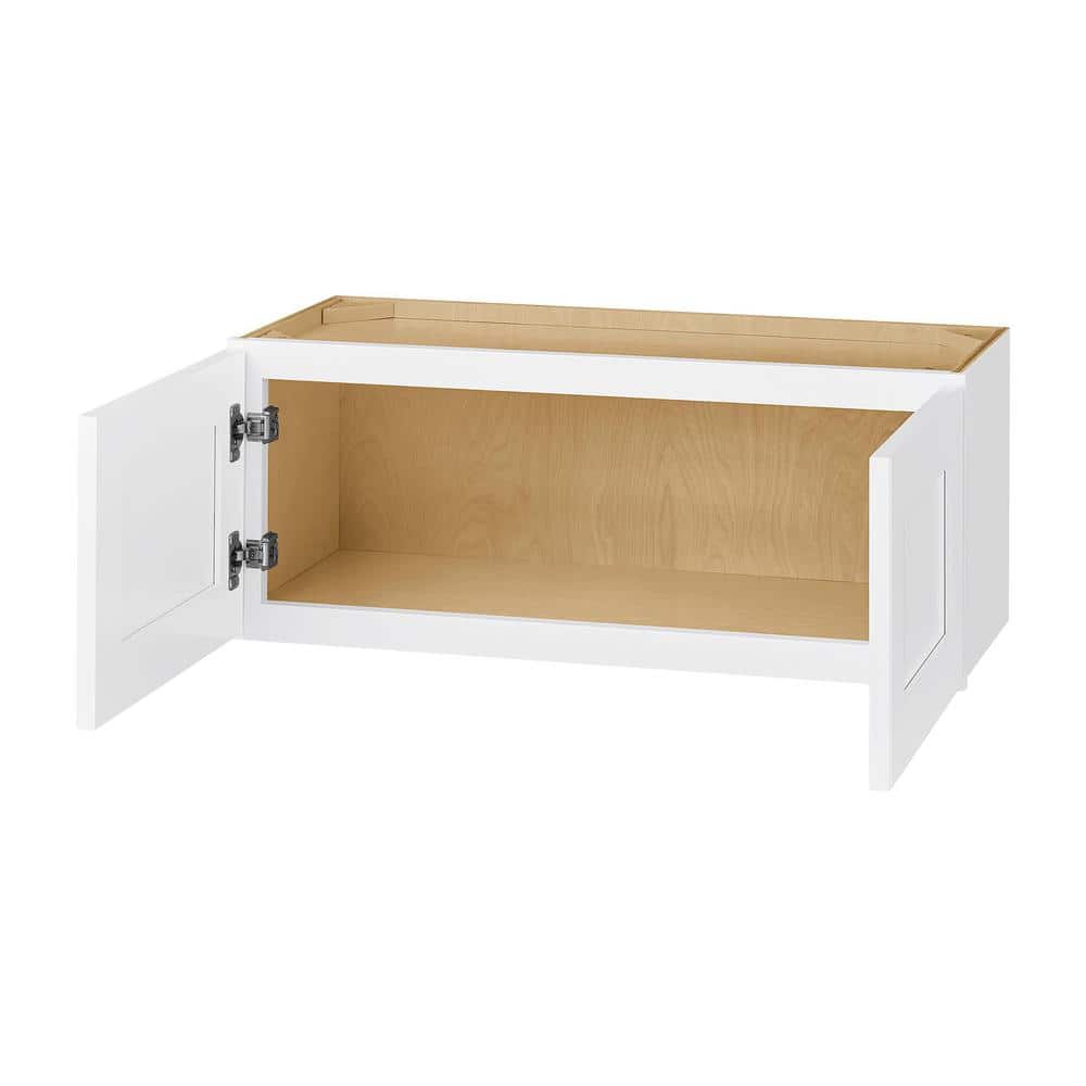 Avondale 33 in. W x 24 in. D x 24 in. H Ready to Assemble Plywood Shaker Wall Bridge Kitchen Cabinet