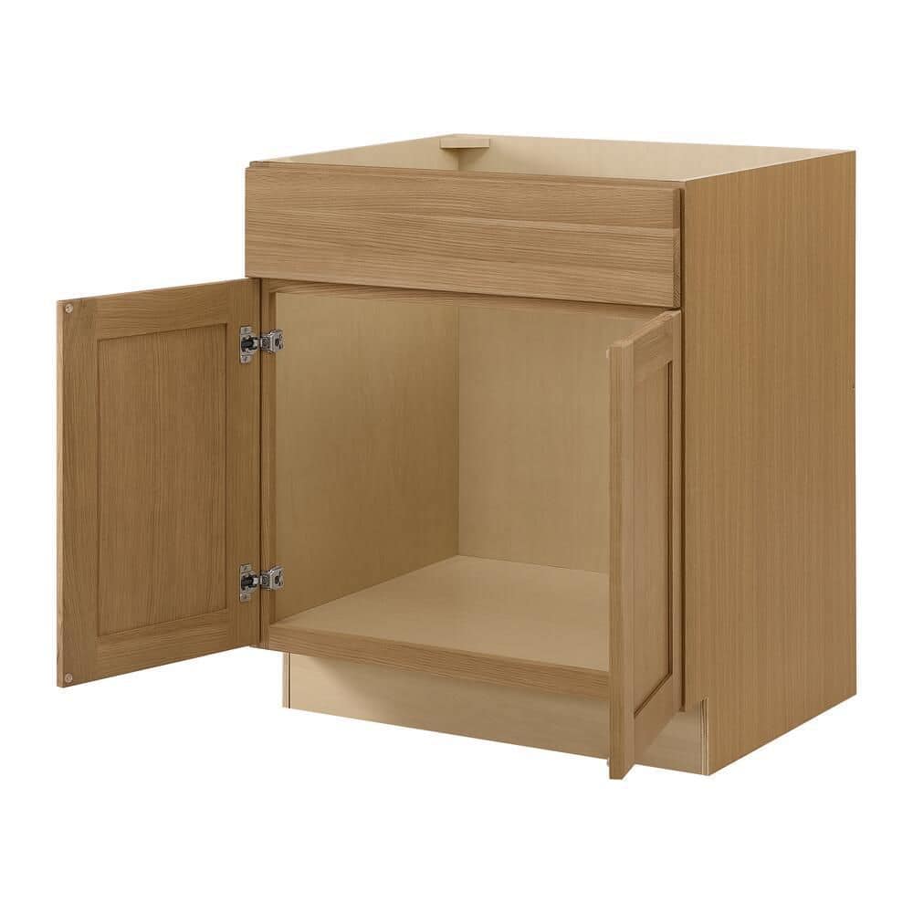 Avondale 30 in. W x 24 in. D x 34.5 in. H Ready to Assemble Plywood Shaker Sink Base Kitchen