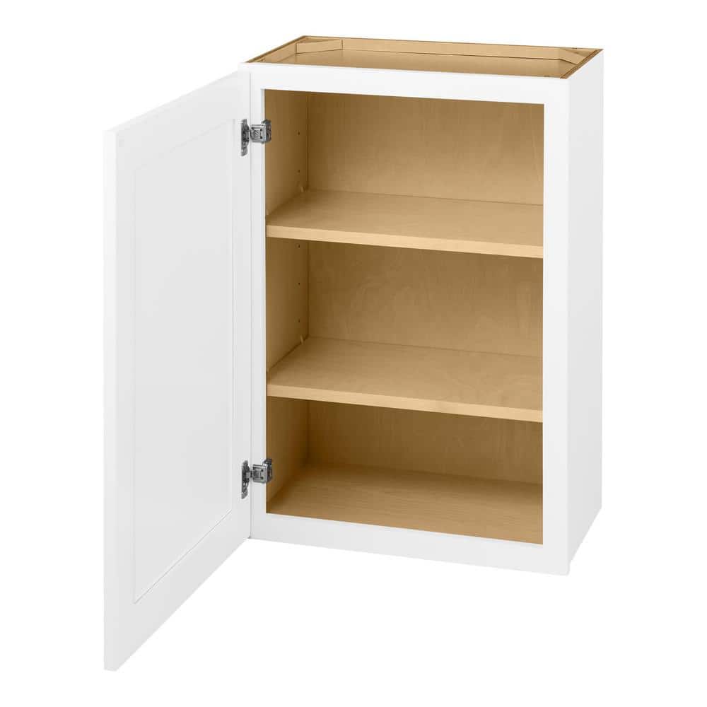Avondale 21 in. W x 12 in. D x 42 in. H Ready to Assemble Plywood Shaker Wall Kitchen Cabinet in Alp