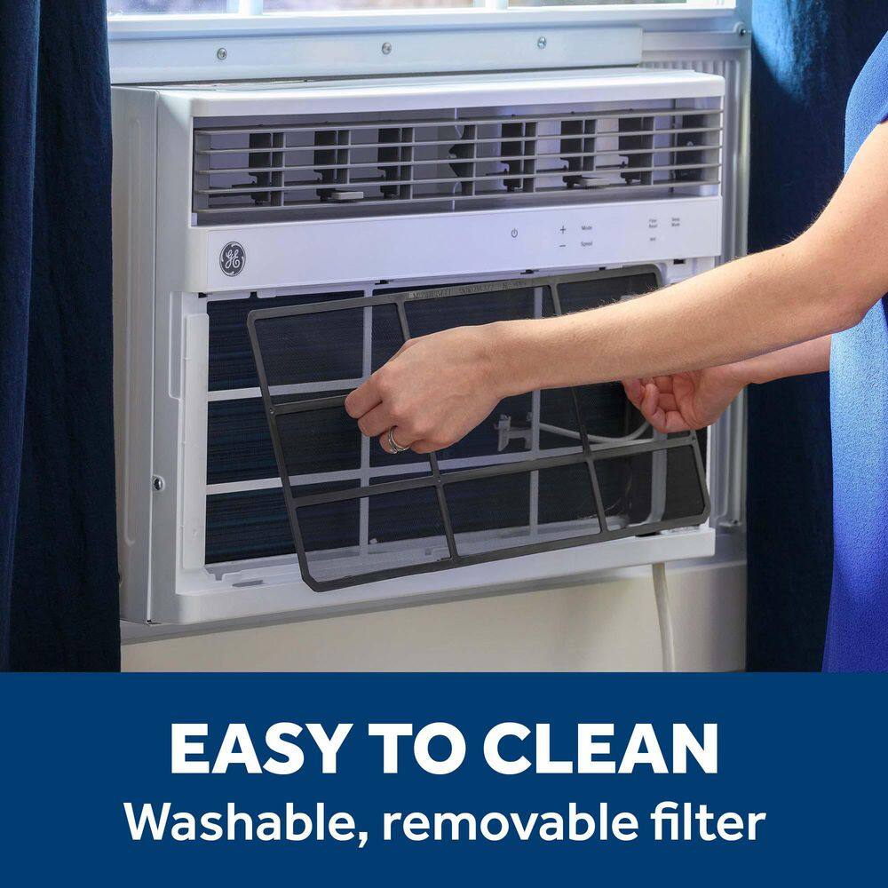 18,300 BTU 230/208-Volt Window Air Conditioner Cools 1000 sq. ft. with Wi-Fi and Remote in White
