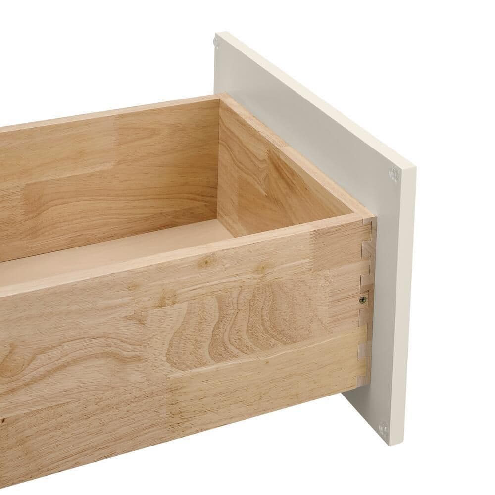 Avondale 18 in. W x 16.5 in. H x 24 in. D Ready To Assemble Plywood Shaker Drawer Bench Base in Anti