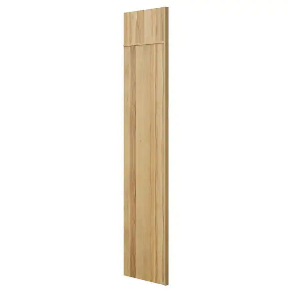 24 in. W x 84 in. H Refrigerator End Panel in Natural Hickory