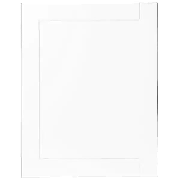 Shaker 23 in. W x 29.50 in. H Base Cabinet Decorative End Panel in Satin White