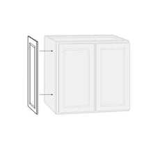 Load image into Gallery viewer, Shaker 23 in. W x 29.50 in. H Base Cabinet Decorative End Panel in Satin White
