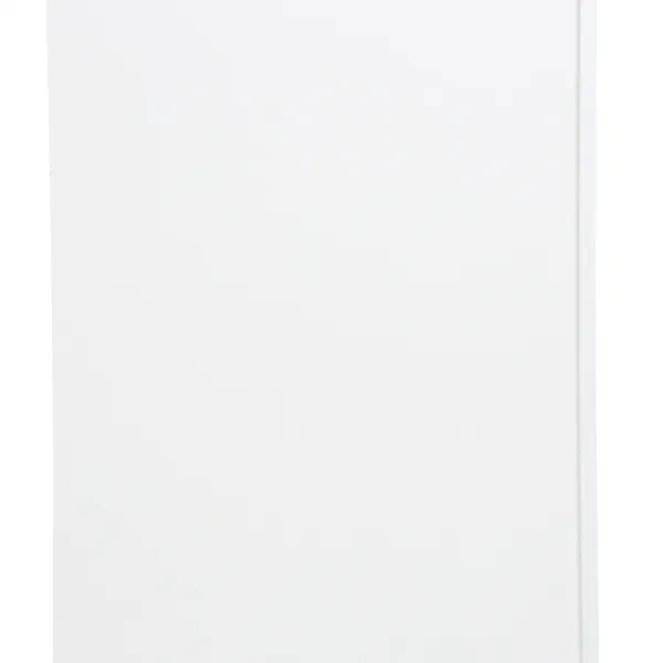 24 in. W x 84 in. H Refrigerator End Panel in Satin White