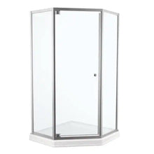 Load image into Gallery viewer, 38 in. L x 38 in. W x 70 in. H   Pivot Framed Shower Enclosure
