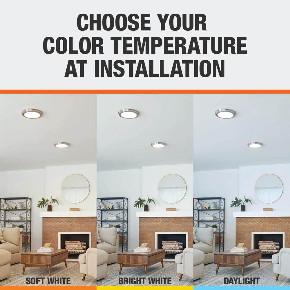 13 in. Oil Rubbed Bronze Color Changing LED Ceiling Flush - image 4