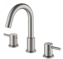 Load image into Gallery viewer, Modern 8 in. Widespread Bathroom Faucet with Pop-Up Drain
