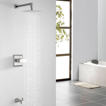 Load image into Gallery viewer, Modern Rainfall Shower Head with Tub Faucet
