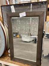 Load image into Gallery viewer, Kordite 24x32 rectangular framed bathroom vanity mirror in charcoal
