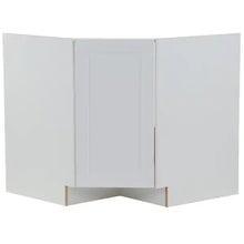 Load image into Gallery viewer, Cambridge Shaker Ready to Assemble 36x34.5x24.5 in. Corner Sink Base Cabinet w/ 1 Soft Close Door in White
