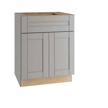 Load image into Gallery viewer, Richmond Vesuvius Gray Shaker Stock Ready to Assemble Base Kitchen Cabinet with 2 doors (24 in.x34.5 in. x24 in.)
