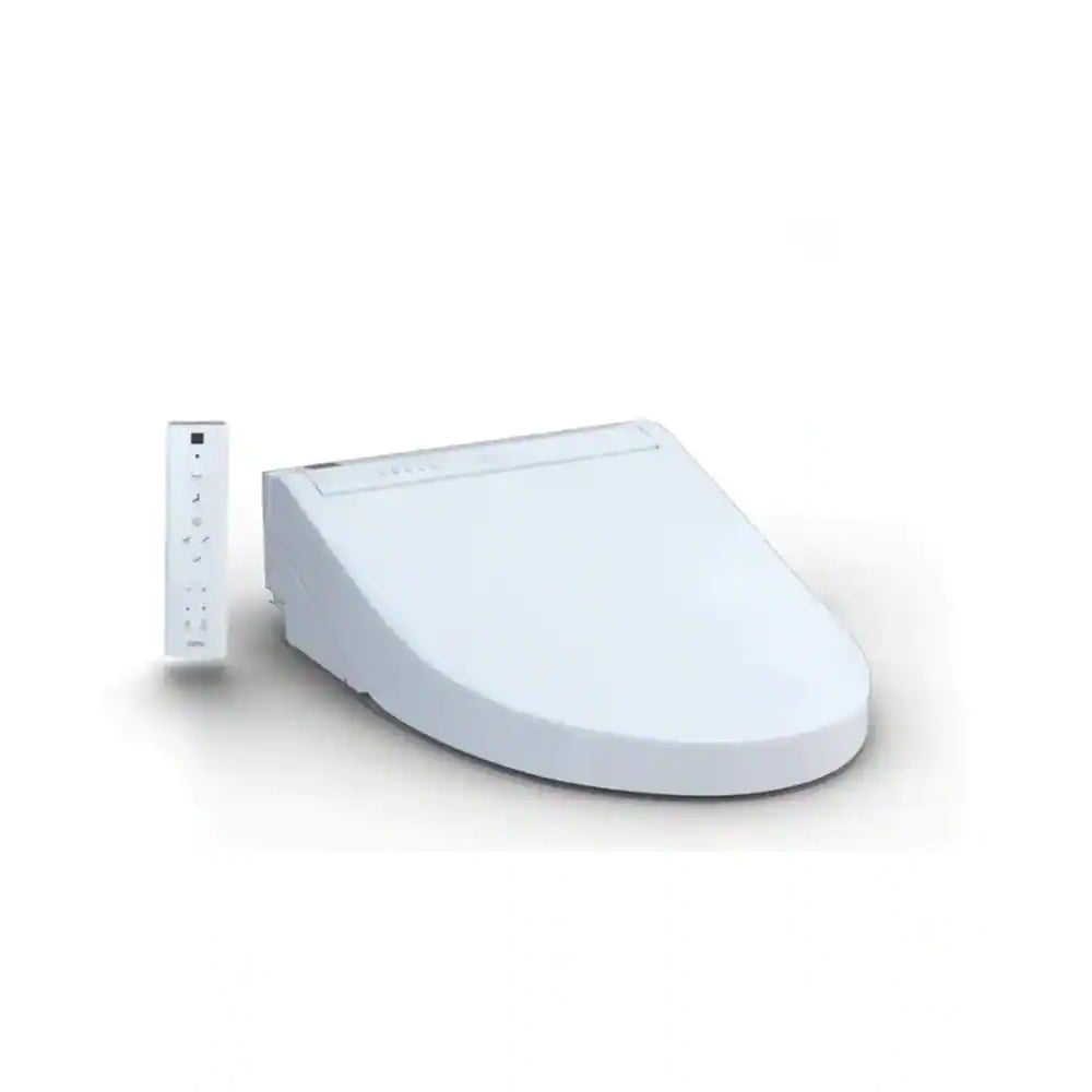 C5 Washlet Electric Heated Bidet Toilet Seat for Elongated Toilet in Cotton White