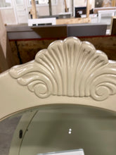 Load image into Gallery viewer, 30” x 38” Framed Oval Beveled Edge Bathroom Vanity Mirror in Antique White
