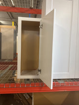 Shaker Satin White Stock Assembled Wall Kitchen Cabinet (12 in. x 30 in. x 12 in.)