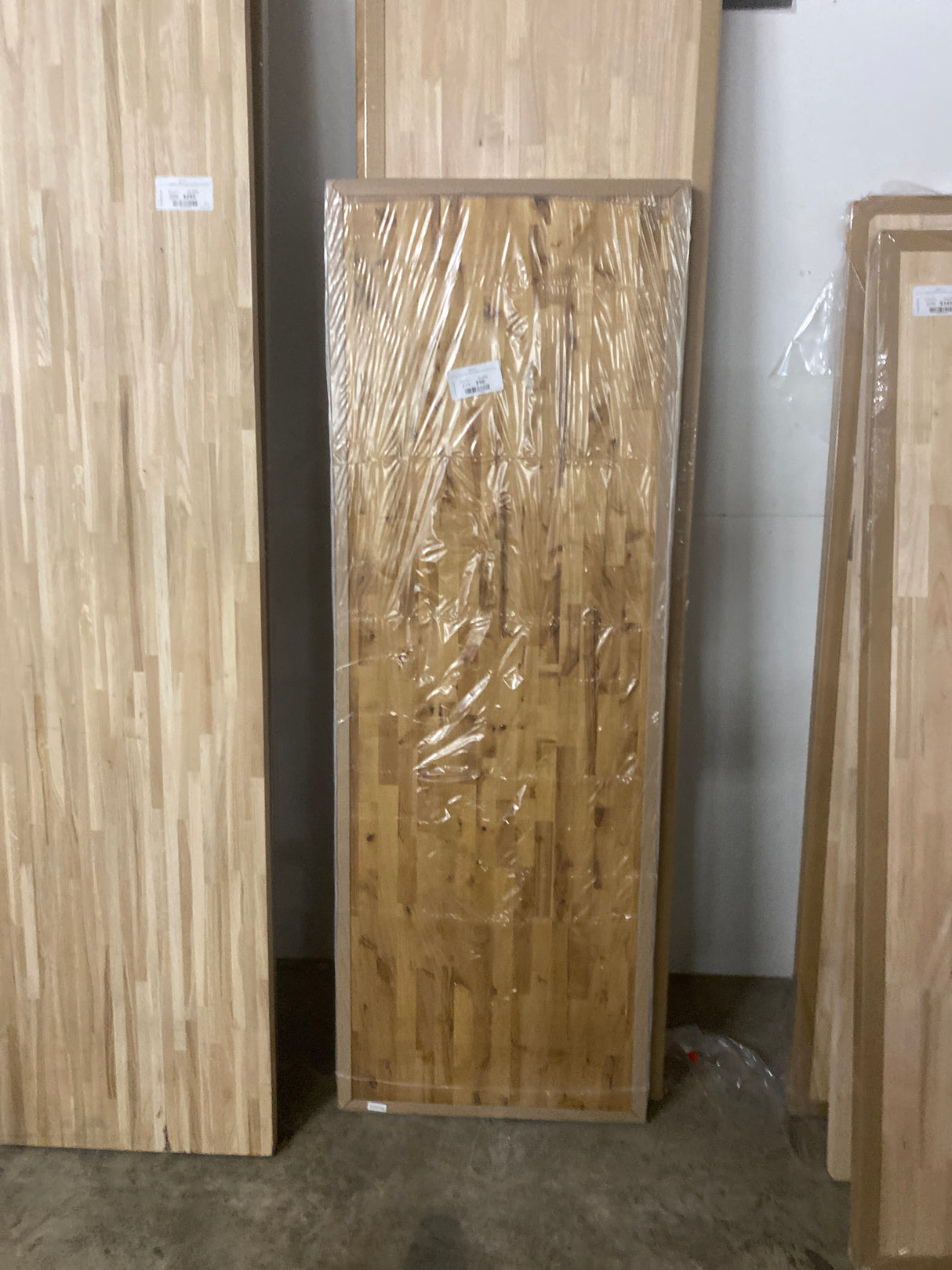 6 ft. L x 25 in. D Unfinished Birch Butcher Block Countertop in Mango Stain with Eased Edge