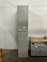 Shaker Assembled 18x96x24 in. Pantry Kitchen Cabinet in Dove Gray