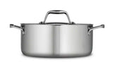 Signature Tri-Ply Clad 5 qt. Round Stainless Steel Dutch Oven with Lid