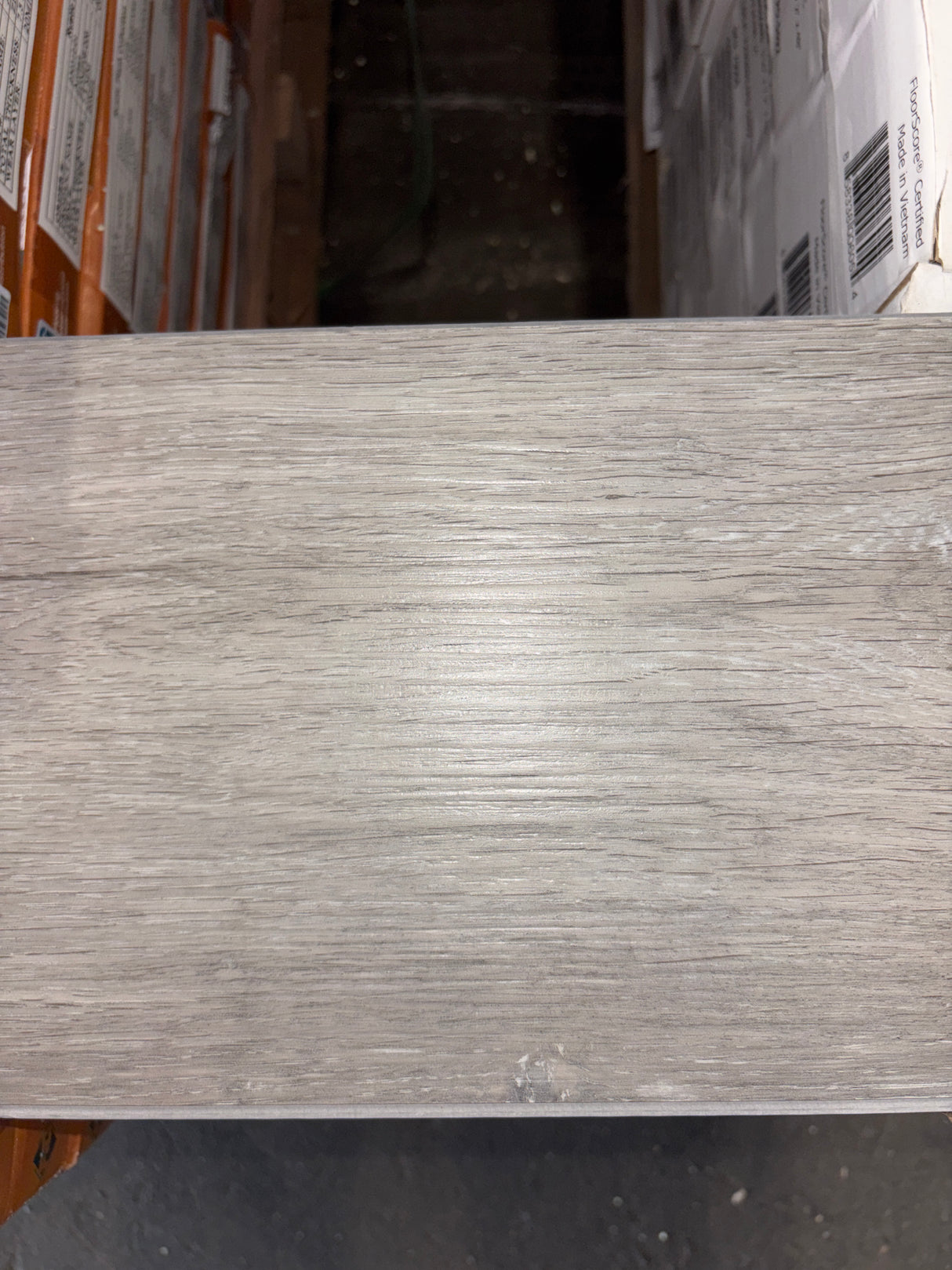7.2 in. W x 48 in. L Misty Gray LVP Flooring 18.701 SF per case