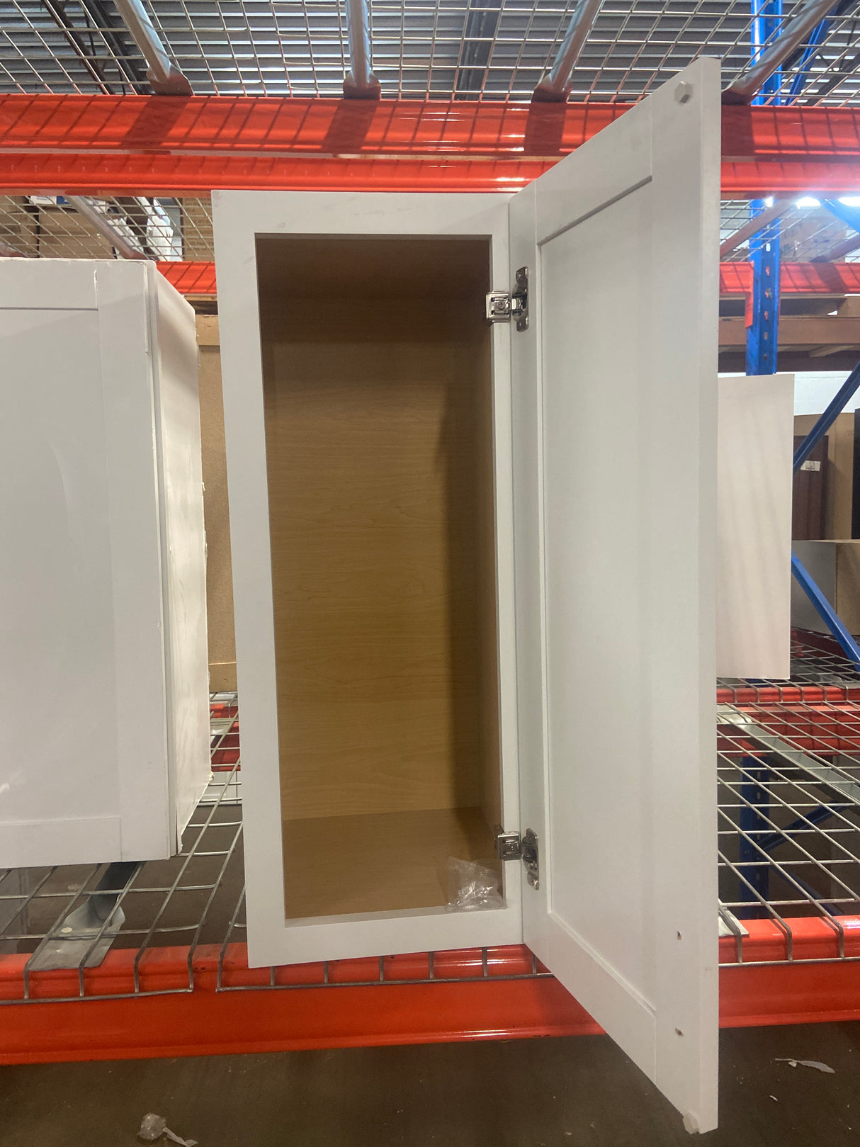 Westfield Feather White Shaker Stock Assembled Wall Kitchen Cabinet (12 in. W x 12 in. D x 30 in. H)