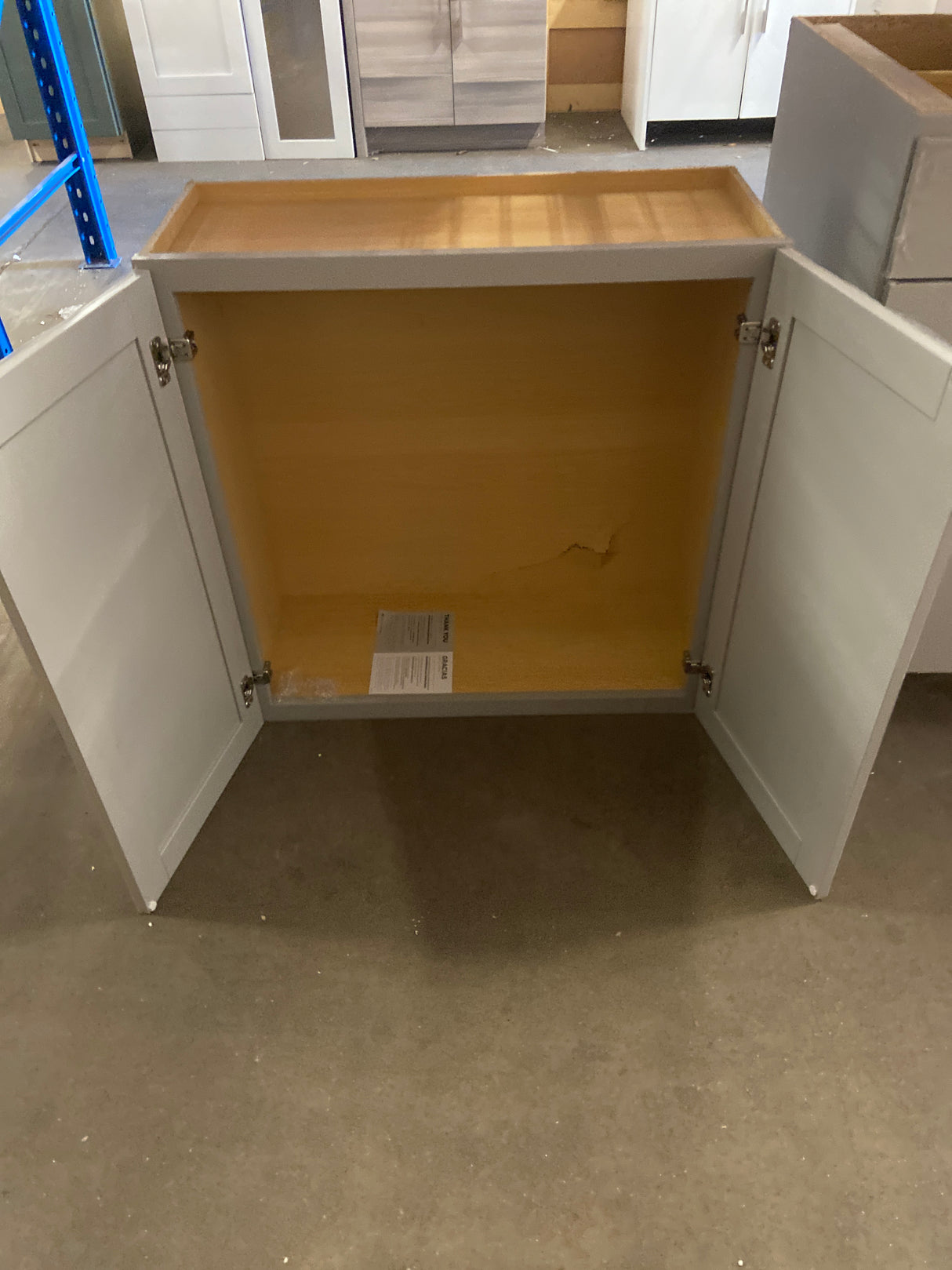 Westfield Dusk Gray Shaker Stock Assembled Wall Kitchen Cabinet (30 in. W x 12 in. D)