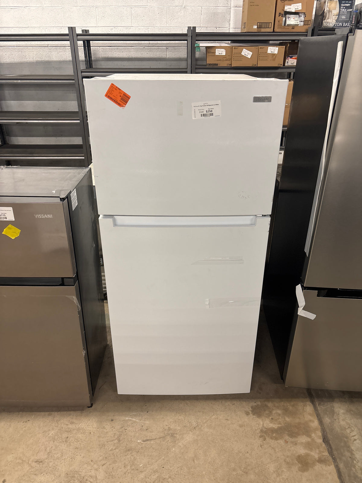 14.2 cu. ft. Top Freezer Refrigerator in White