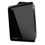 Forced Air Velocity 5 Whole Room 1500-Watt 5118 BTU Electric Space Fan Electric Heater Furnace, Black
