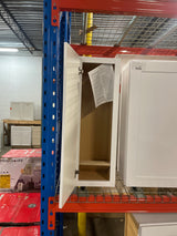 Shaker 12 in. W x 12 in. D x 36 in. H Assembled Wall Kitchen Cabinet in Satin White