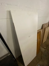 Invisible Reverse Frameless 30in. x 80in. Left-Hand Primed White Wood Single Prehung Interior door w/ Concealed Hinges